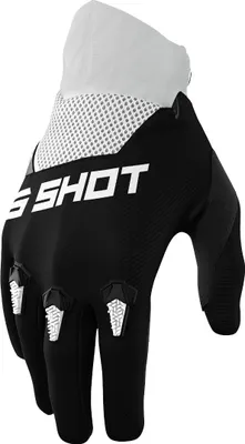 Obrázok produktu pre Motokrosové rukavice Shot Devo, čierna/biela, 13