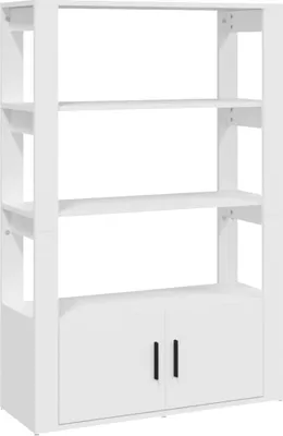 Obrázek produktu pro vidaXL Příborník bílý 80x30x119,5 cm odvozený výrobek ze dřeva