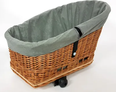 Produktbild von Stoffeinlage für XXL Fahrradkörbe Gepäckträger in Grau - G1