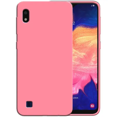 Immagine prodotto di Smartphonica Custodia in silicone per Samsung Galaxy A10 con interno morbido - Rosa