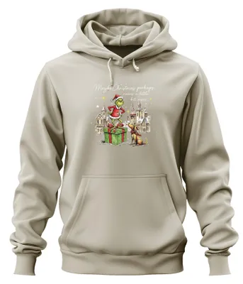 Produktbild von Maybe Christmas means a little bit more Grinch Hoodie Kapuzenpullover, Natur, S