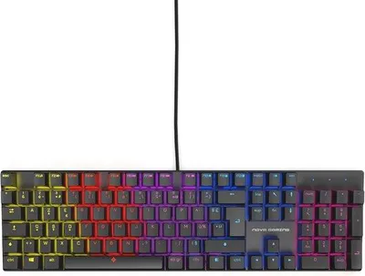 Productafbeelding van Mechanisch Gamingtoetsenbord met RGB Achtergrondverlichting - Bekabeld, USB, 104 Toetsen, Anti-Ghosting, Frans AZERTY