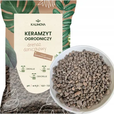 Produktbild von Keramzyt für Pflanzen - 4l - Braun - Verbessert Bodenstruktur