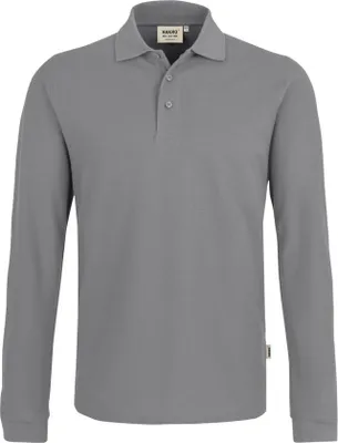 Produktbild von HAKRO Longsleeve-Poloshirt Classic titan M