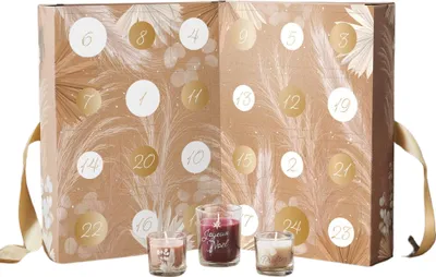 Produktbild von "MISOU Adventskalender Advent Kalender Dezember Kerzen 24 Duftkerzen Beige Adventskalender Damen Nikolaus Weihnachten 2024"
