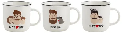 Imagen del producto de Mejor Set De Tazas Papa-Tasse De 380 Ml, Caja De Regalo Con 3 Unidades