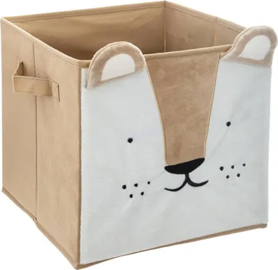 Produktbild von Kinder-Aufbewahrungsbox "Löwe" - Samt - gelb - Atmosphera créateur d'intérieur