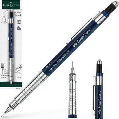 Obrázok produktu pre Faber-Castell 135342, HB, Kolo, Modrá, Čierna, Skrutkovacie, 1 kusov