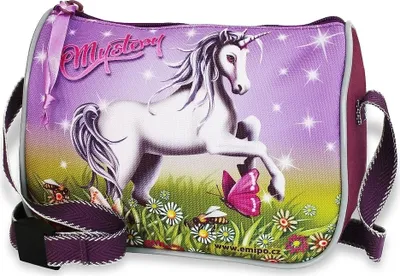 Produktbild von Kinder Umhängetasche Kindergartentasche Mystery Sternen Einhorn für Kinder ab 4 Jahren