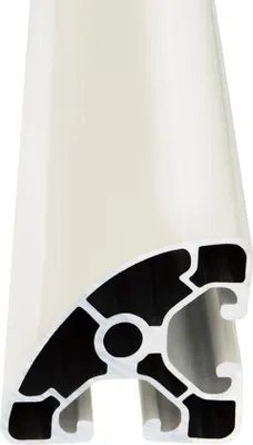 Produktbild von SCHMIDT systemprofile 2000mm Aluminium Profil 40x40mm Nut 8 Eckprofil Weiß