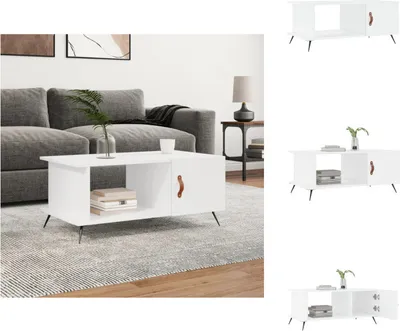 Produktbild von vidaXL Couchtisch Weiß 90x50x40 cm Holzwerkstoff -  Couchtische