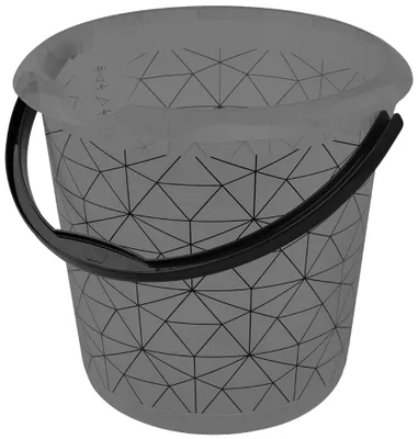 Produktbild von keeeper Deco-Putzeimer ilvie "polygon" rund 10 Liter