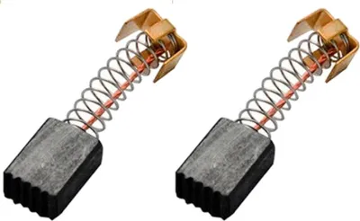 Produktbild von 2x Trade-Shop Motorkohlen / Kohlebürsten / Kohlestifte 6x10x15mm für Makita Bohrhammer Stemmhammer Stichsäge Oberfräse ersetzt 191904-8, CB-113