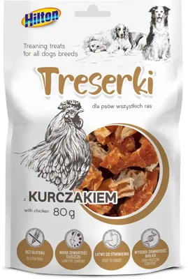 Immagine prodotto di Hilton tranci di carne con pollo per cani 80g