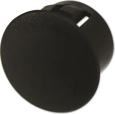 Produktbild von KSS Lochabdeckung Polyamid 6.6, schwarz, für Loch 12,7, Abdeckung-Ø 16,5, 1 Stück