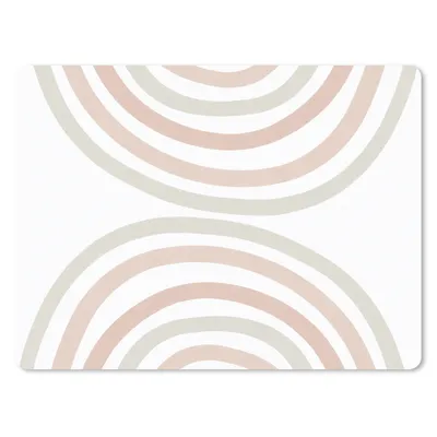 Produktbild von MuchoWow® Mauspad Mousepad Regenbogen - Design - Pastell 23x19 cm - Mousepads - Maus Mat - Pad - Mausunterlage - Schreibtischunterlage - Mauspad