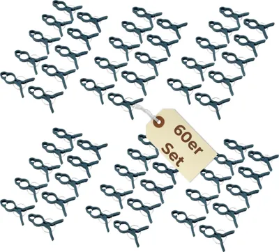 Produktbild von 6er Set 10 St.Pflanzenclips Set Pflanzenhalter Pflanzenklammern Pflanzen Clips Krawatten Klammern Binder Rankhilfe Wuchshilfe