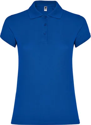 Produktbild von Roly PO6634 | Damen Star Woman Poloshirt, Piqué - Farbe: Royal Blue 05 - Größe: L