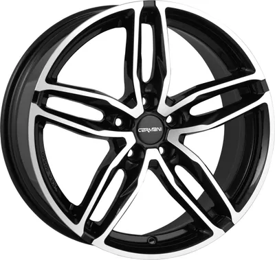 Produktbild von Carmani Felge 13 Twinmax 9 Zollx20 Zoll ET45 5x112 black polish CA130920H145BP kompatibel mit Audi TT