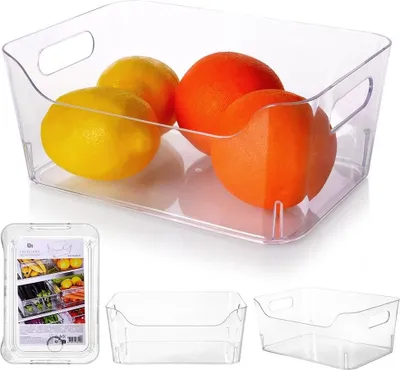Produktbild von Kühlschrank-Organizer-Behälter für Lebensmittel 23x16x9,5cm EXCELLENT HOUSEWARE 259373