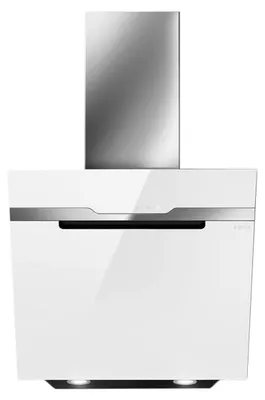 Produktbild von Elica Majestic PRF0124235A Kopffreihaube 60 cm Edelstahl/Weißes Glas