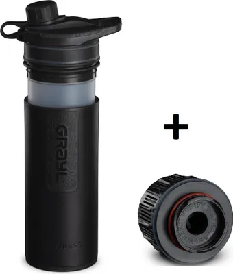 Produktbild von GRAYL® GEOPRESS Purifier covert black + 1 Replacement Cartridge