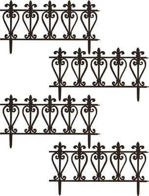 Produktbild von Zierzaun Ornament 4-teilig Nessa