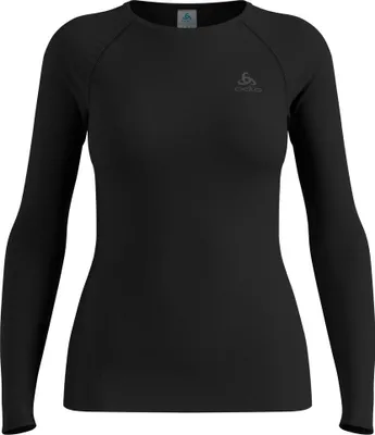 Produktbild von Performance Wool 140 Base Layer Langarmshirt, Damen - Odlo, Farbe:15000 black, Größe:L