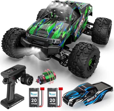 Produktbild von Ferngesteuertes Auto – RC-Auto – 1:14 Rennwagen – Geländewagen – Spielzeugauto – 4WD, bürstenloser Motor