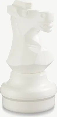 Produktbild von Ubergames - Schachfigur - Springer 45 cm - Weiß - Geeignet für Ubergames Schachspiel