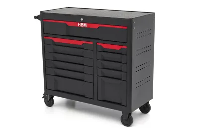 Image de Armoire d'atelier - chariot à outils avec 12 tiroirs 106 cm HBM