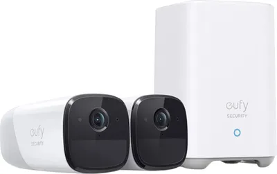 Produktbild von eufy eufyCam S221 (eufyCam 2 Pro) 2-Kamera-Set Weiß / Doppel-Kamera-Set