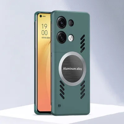 Produktbild von Oppo Reno8 Pro+ 5G Hülle, Frameless PC Matt Kühlabdeckung Loch Wärmeableitung Schutzhülle für Oppo Reno8 Pro+ 5G Grün