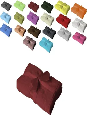 Produktbild von 4 x Badvorleger 700 g/m² 50 x 80 cm Bordeaux