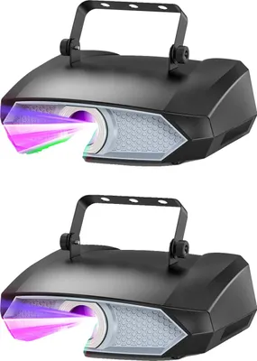 Obrázok produktu pre Animované osvetlenie DJ Licht, ovládanie DMX, laser s plným farebným spektrom, zástrčky typu EU, 2 kusy