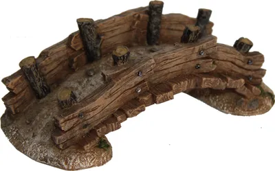 Produktbild von Krippenzubehör Brücke 14 cm aus Polyresin für Weihnachtskrippe
