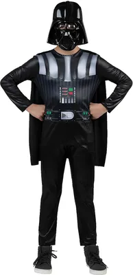 Produktbild von Star Wars – Darth Vader Kostüm für Kinder Basic Kindergröße: 128-134