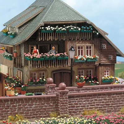 Produktbild von Busch 1208 - 1/87 / H0 6 Blumenkästen - Neu