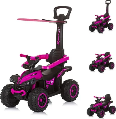 Produktbild von Chipolino Kinder Rutschauto ATV Sonnendach Schiebegriff Musikfunktion bis 23 kg