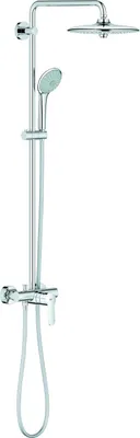 Produktbild von Grohe Duschsystem SYSTEM 260 EUPHORIA mit Einhandmischer für die Wandmontage chrom