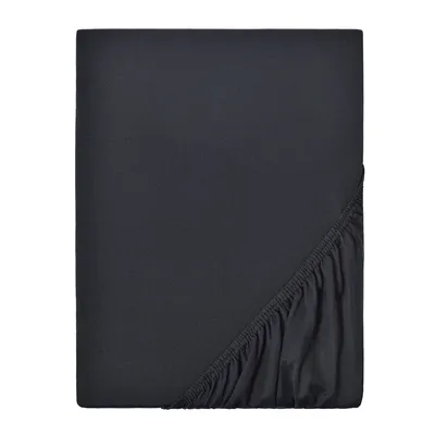 Produktbild von Mikrofaser Spannbettlaken Spannbetttuch in vielen Größen und Farben, 90x200cm Schwarz