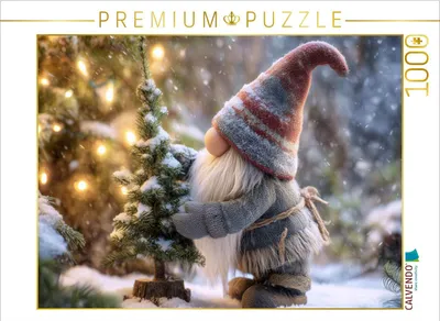 Produktbild von CALVENDO Puzzle Wichtel in Weihnachtsstimmung | 1000 Teile Lege-Größe 64x48cm Foto-Puzzle für glückliche Stunden