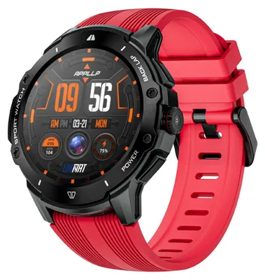 Produktbild von LOKMAT APPLLP Smart Watch 1,43 Zoll AMOLED-Bildschirm Unabhaengiger Anruf 2 MP Kamera GPS Fitness Tracker Gesundheitsmonitor 100 + Zifferblaetter APP Store 2G + 32G