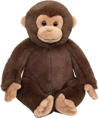 Produktbild von Teddy Hermann 92949 AFFE sitzend 35 cm, Green Friends Kuscheltier, nachhaltiges Plüschtier aus recycelten Materialien