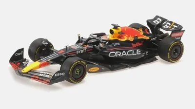 Immagine prodotto di Oracle Red Bull Racing RB18 di Max Verstappen, vincitore del GP d'Olanda 2022 - 1:18 - Minichamps