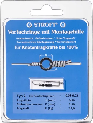 Produktbild von Stroft Vorfachringe Typ 2 - 10 Stück