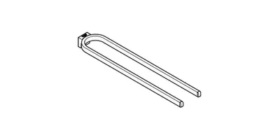 Produktbild von GROHE Handtuchhalter Selection 41059, 2-armig, nicht schwenkbar, chrom