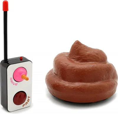 Immagine prodotto di Articolo scherzoso telecomandato - Divertente "cacca" in movimento - Giocattolo comico elettronico per feste e scherzi