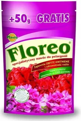 Obrázek produktu pro Floreo krystalické hnojivo pro pelargonie vícesložková výživa 250g