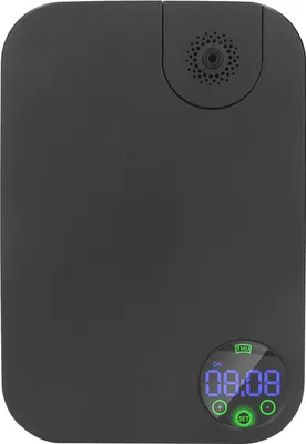 Image de Diffuseur automatique de parfum noir avec minuterie & écran tactile, 150 m²